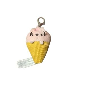Pusheen Ice Cream Cone Plush Kids Bag Charm NWOT